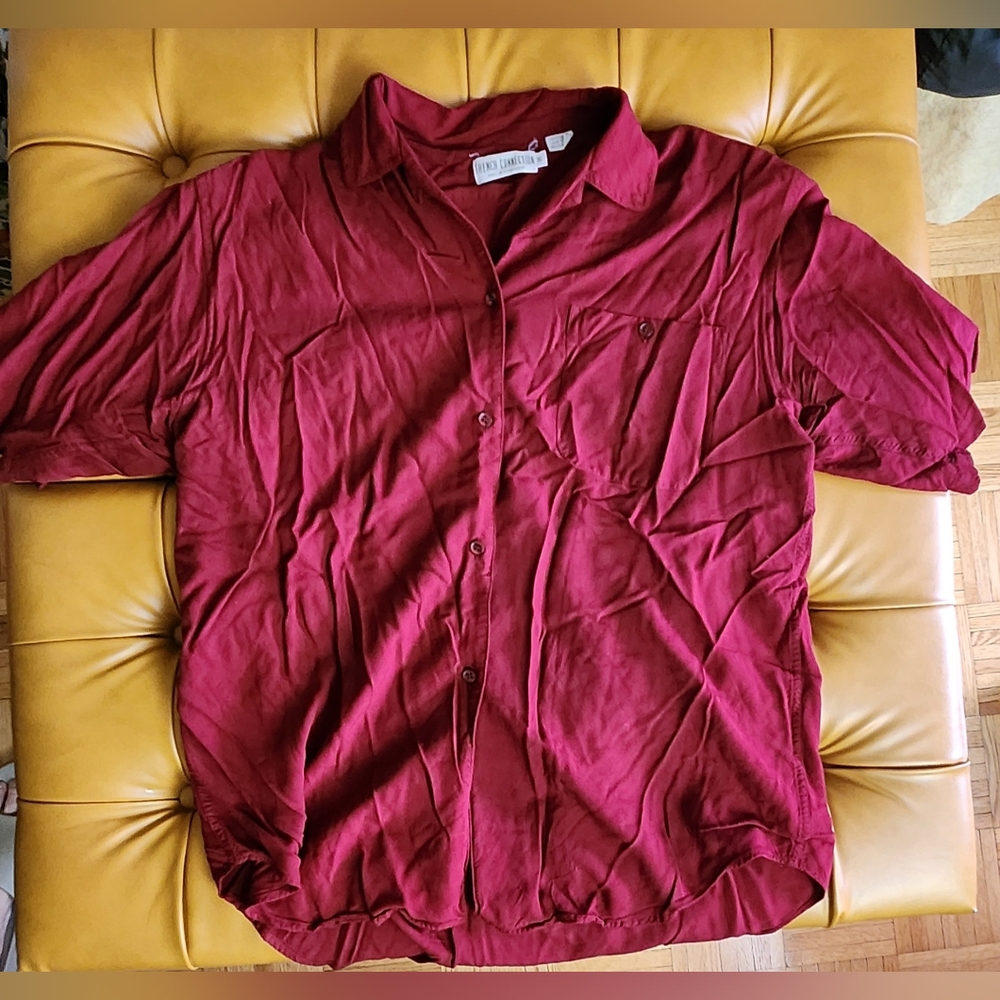 French Connection button down men's shirt.